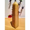 Golden Quartz Obelisk Tower: Solar Power & Metaphysical Balance Jumbo Healing Wand VTrendz