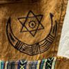 Brown Mushroom Patchwork Open Bottom Boho Pants VTrendz