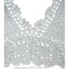 Crochet Bikini Top Circular Pattern Knit/ Crop Top/ Bra Top, Handmade, 1 Size Fits Most - Image 16