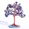 Lapis Lazuli Agate Slice Base Gemstone Feng Shui Tree: The Celestial Architect of Truth VTrendz