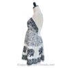 Batik Printed Short Scarf Dress with Adjustable Straps and Stretchable Back VTrendz