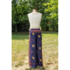 Indigo Blue Open Leg Thai Palazzo Pants VTrendz