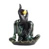 Hand w/Monk Backflow Incense Holder Waterfall Incense Burner, Reflux Burner, Handmade Ceramic, Home Décor for Meditation, Mini-Zen Experience Size: 10*10*21.8 cm VTrendz