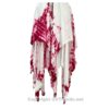2 Layer Tie Dye Handkerchief Dress with Front Corset & Adjustable Straps VTrendz