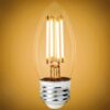 Size 5 Bulb - 40 Watt - A15 Light Bulb - Clear Both LED and Incandescent Bulb available - Image 3