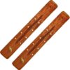 Elephant & Star Brass Inlay Wood Ash Catcher | Path of Wisdom (10"L) VTrendz
