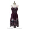 Batik Printed Ruffle Top Sundress with Georgette Lace Hem VTrendz