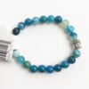 Deep Blue Sea Agate Natural Stone Bracelet: The Oceanic Anchor VTrendz