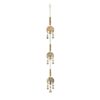 3 Tree of Life Brass Windchime with Beads 29"L VTrendz