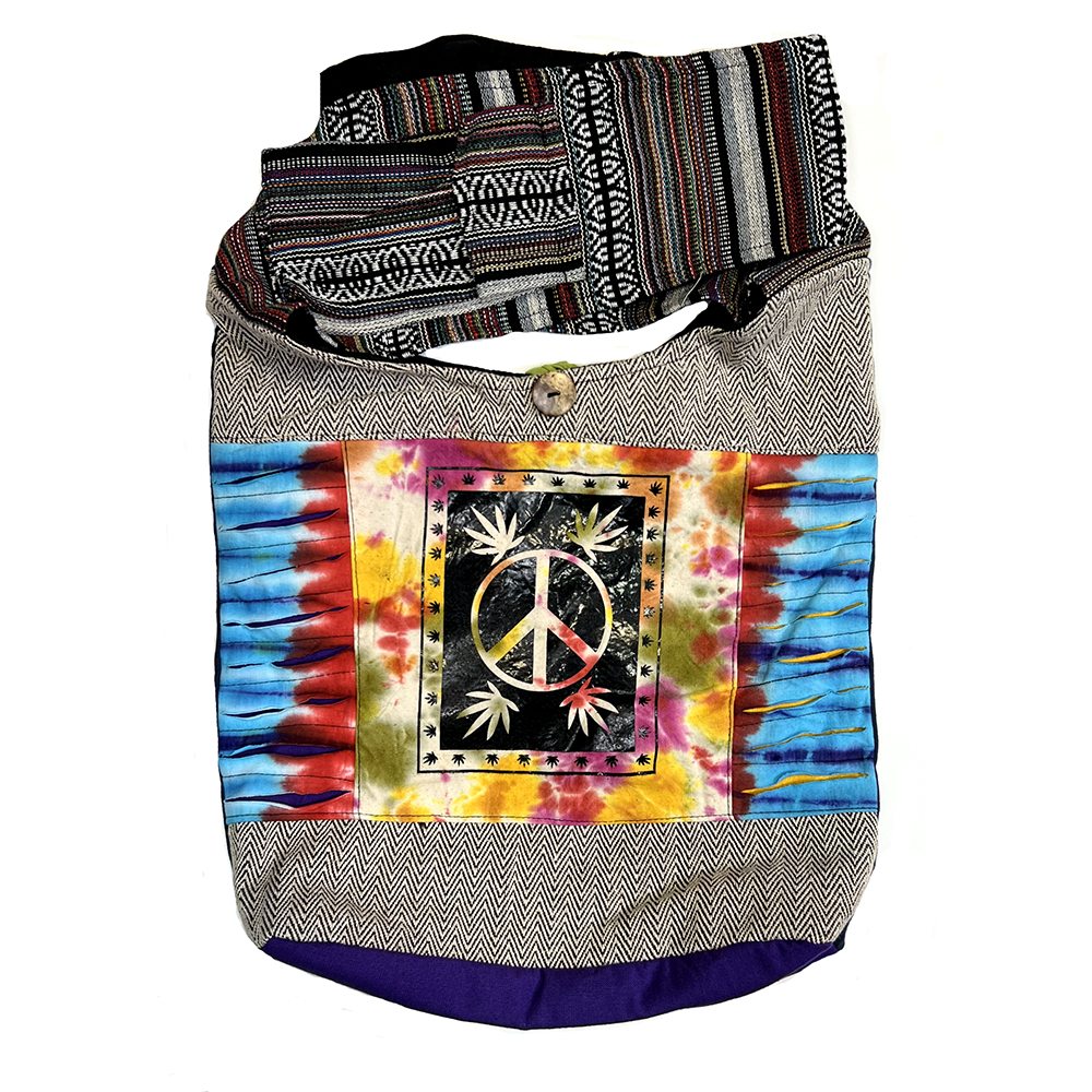 Hemp & Peace Bohemian Hobo Hippie Bag - Image 4