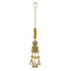 Buddha Brass Wind Chime w/ Beads 9"L - Image 2