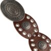 Women Boho Designer Grommet Oval Belt - Image 13