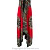 Jamawar Scarf Dress Dori with Halter Neck & Back Ties VTrendz