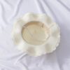 Straw Hat with Flowers for Toddler Kids Children Wide Brim Summer Beach Sun Hat with Visor;  Kids One Size Fits Most (19-20 inches), adjustable size - Image 3