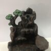 Mini-Rockery Ceramic Backflow Incense Holder Waterfall Incense Burner, Reflux Burner, Handmade Ceramic, Home Décor for Meditation, Mini-Zen Experience Size: 10.5*8.5 cm - Image 3