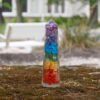 7-Chakra Orgone Tower Point: Alchemical Harmonizer & Spiritual Transmutation Tool VTrendz