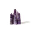 Dream Amethyst Chevron Tower: Jumbo Healing Wand for Spiritual Awakening & Mental Detox VTrendz