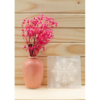 Selenite Engraved Charging Plate Coaster for Crystal Cleansing & Manifestation 3x3 Inch VTrendz