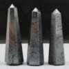 Hematite Obelisk Tower: Jumbo Healing Wand for Deep Grounding & Energetic Armor VTrendz