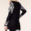 15503L-Top , Long Sleeves Bling Top With Print and Stones By Vocal - Image 3