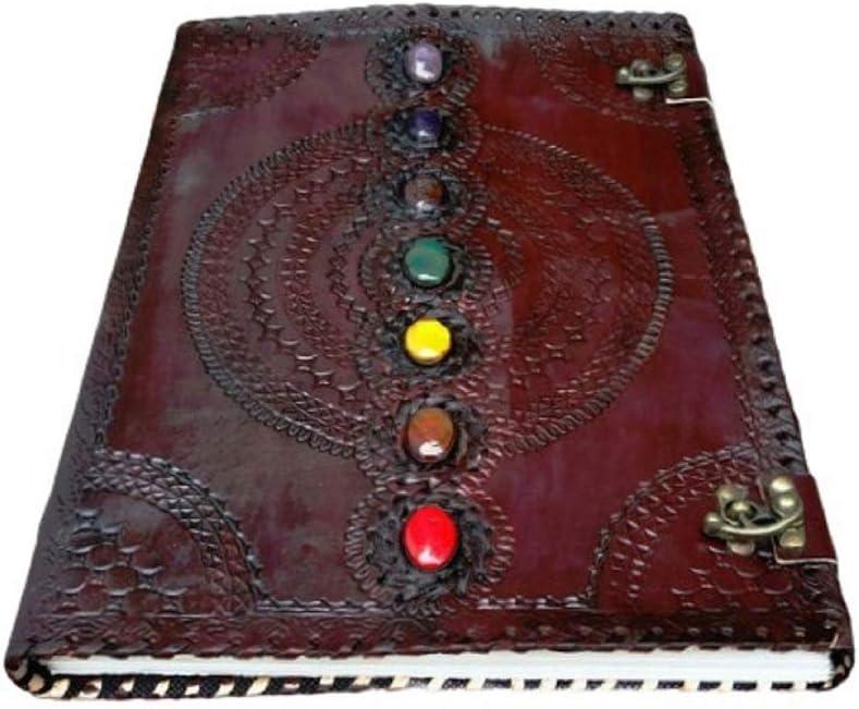 7 Chakra Embossed Leather Grimoire | Codex of Aligned Energy - Image 6