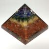 7-Chakra Alignment Orgonite Pyramid: Full-Spectrum Balance & Harmonizing Energy Tower (2-Inch) VTrendz