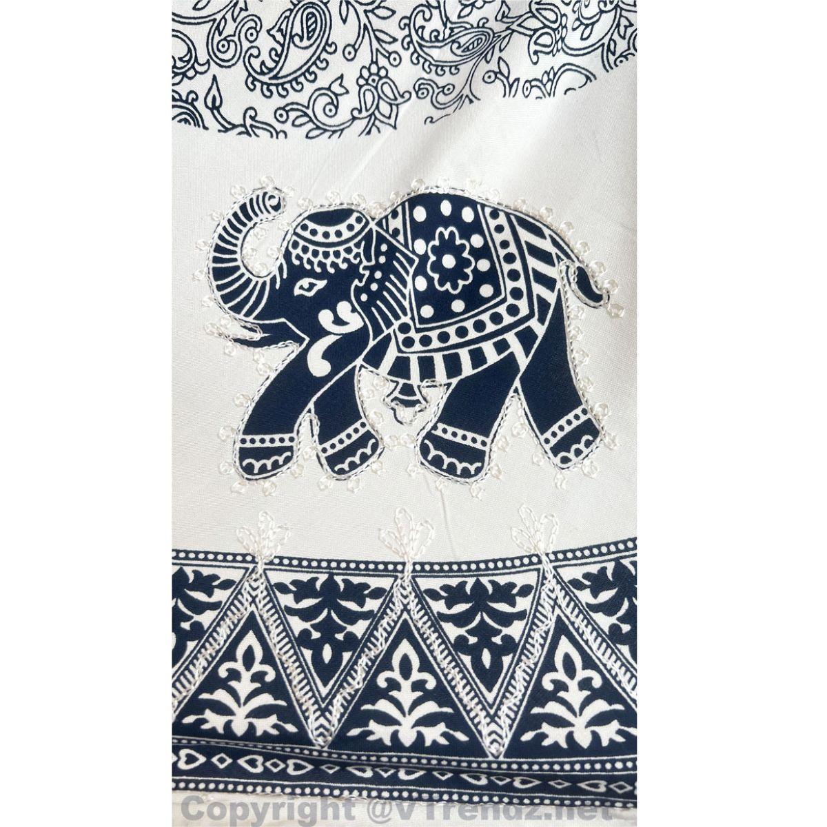 Batik Printed Short Scarf Dress with Adjustable Straps and Stretchable Back - Image 23