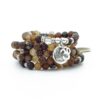 Sardonyx 108 Mala 6 & 8mm Beads Natural Stone Bracelet Mala Prayer Beads Meditation Necklace VTrendz