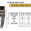Black & Silver Paisley Print Smocked Thai Harem Pants VTrendz