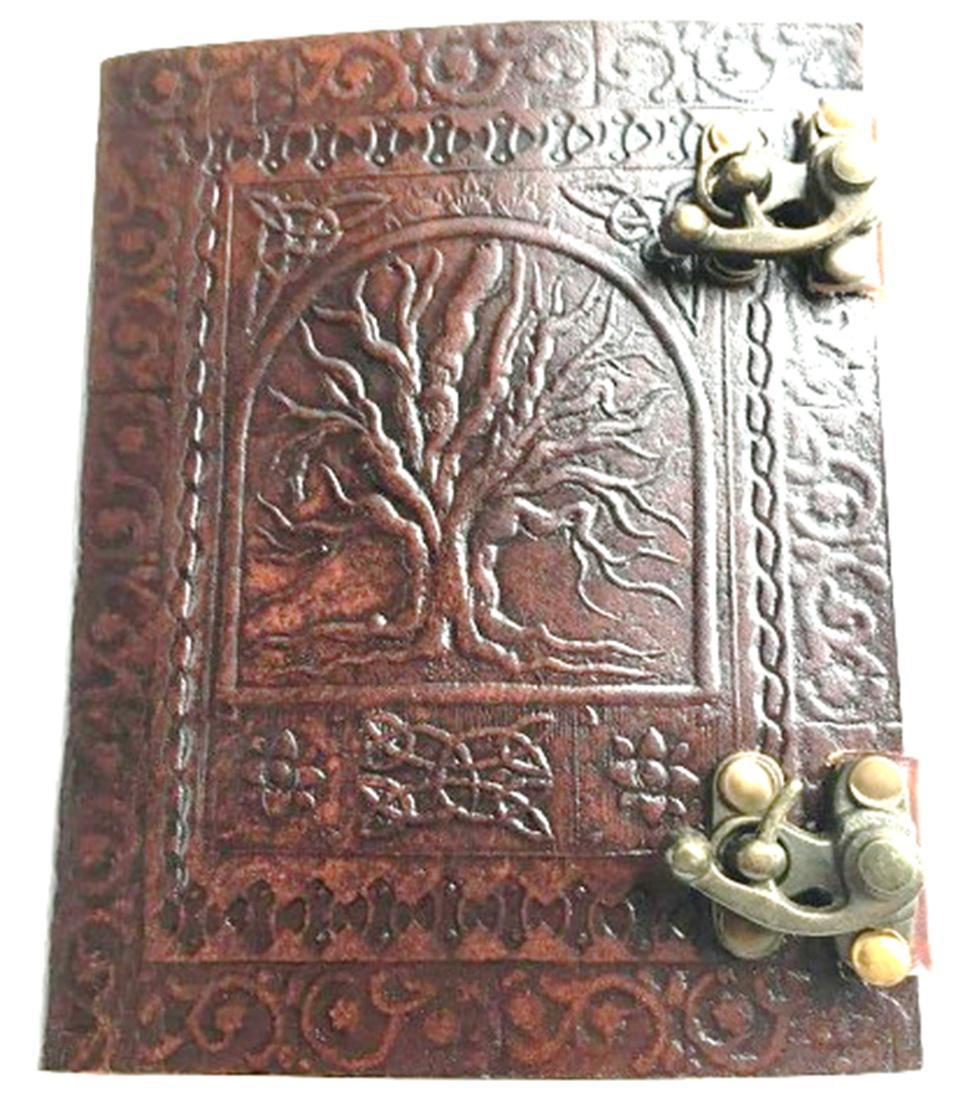 Ancient Grove Embossed Grimoire | A Tome of Earthly Wisdom