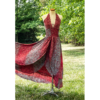 High Low Front Flap Silk Bohemian-Inspired Chic dress with Halter Neck One size Fits Most VTrendz