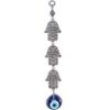 14" Inch 3-HamsaHand with Evil Eye, Handmade VTrendz
