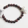 Red Tiger Eye Stone Beads Natural Stone Bracelet Prayer Beads 8 mm - Image 2