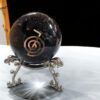 Black Tourmaline Orgone Sphere – Artifact of Ultimate Protection & Grounding – 2.5" VTrendz