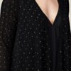 Stylish Black Rhinestone Bling Cardigan by Vocal - Image 5