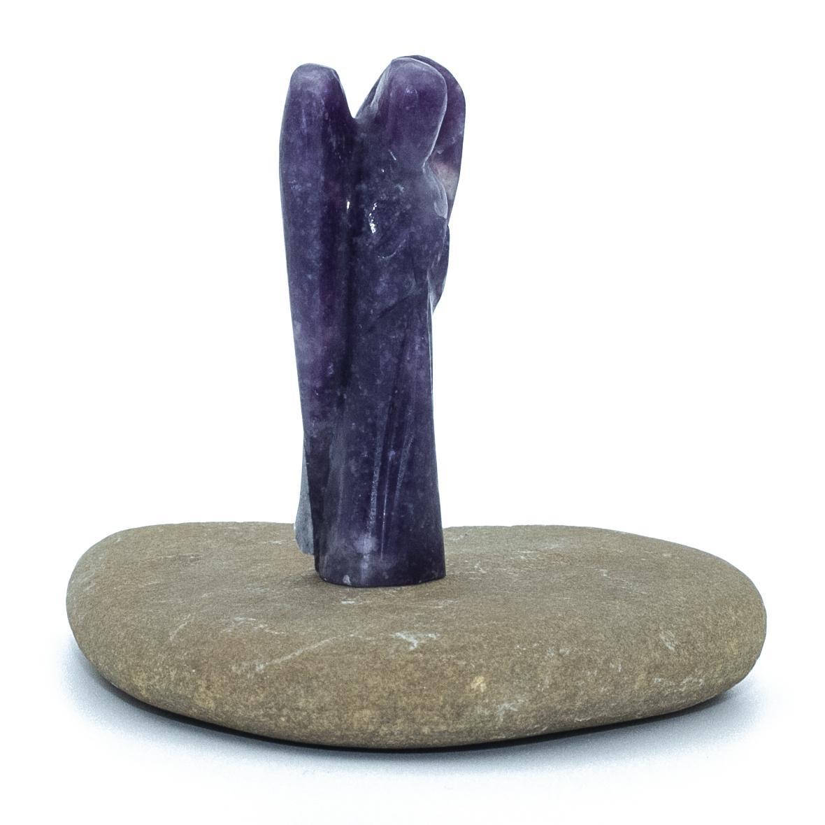 Amethyst Crystal Guardian Angel Protection Pocket Angel, Approx. 2-3 Inch - Image 3