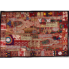VPT-A05 Handmade Vintage Patchwork Abstract Tapestry Bohemian style Heavy Embroidered Ethnic Hippie Indian Wall décor Art Wall hanging 40 x 60 Inches VTrendz