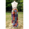 Plain & Striped W/Threadwork Boho Harem Patch Elastic Bottom Pants VTrendz