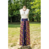 Indigo Blue Open Leg Thai Palazzo Pants