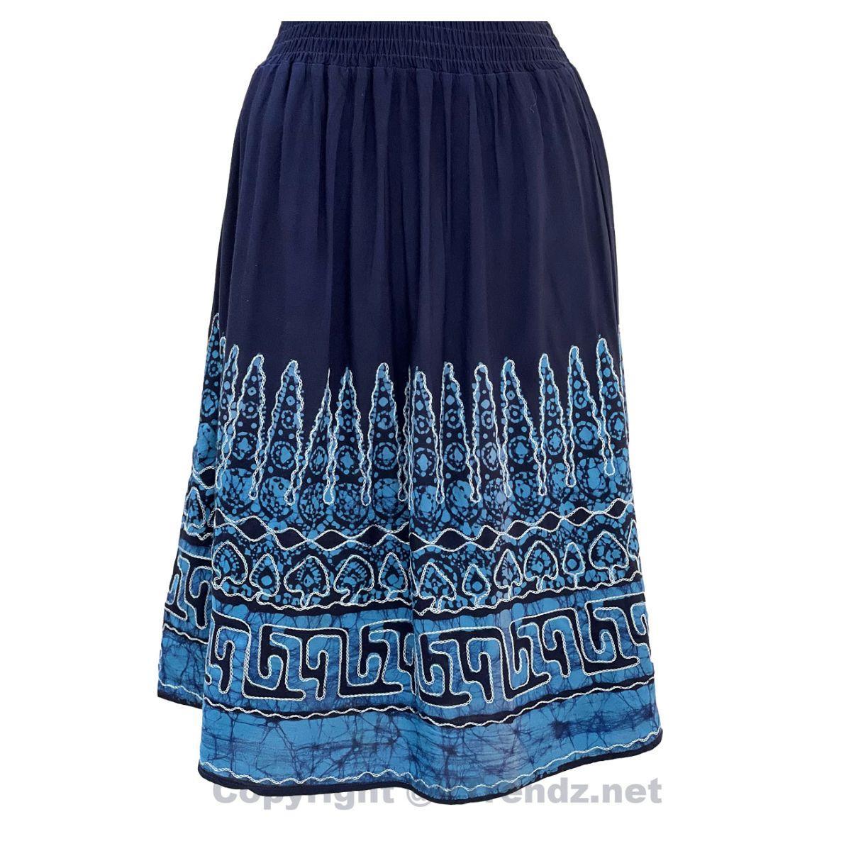 Batik Printed 8 Kali Convertible Midi Dress - Image 3