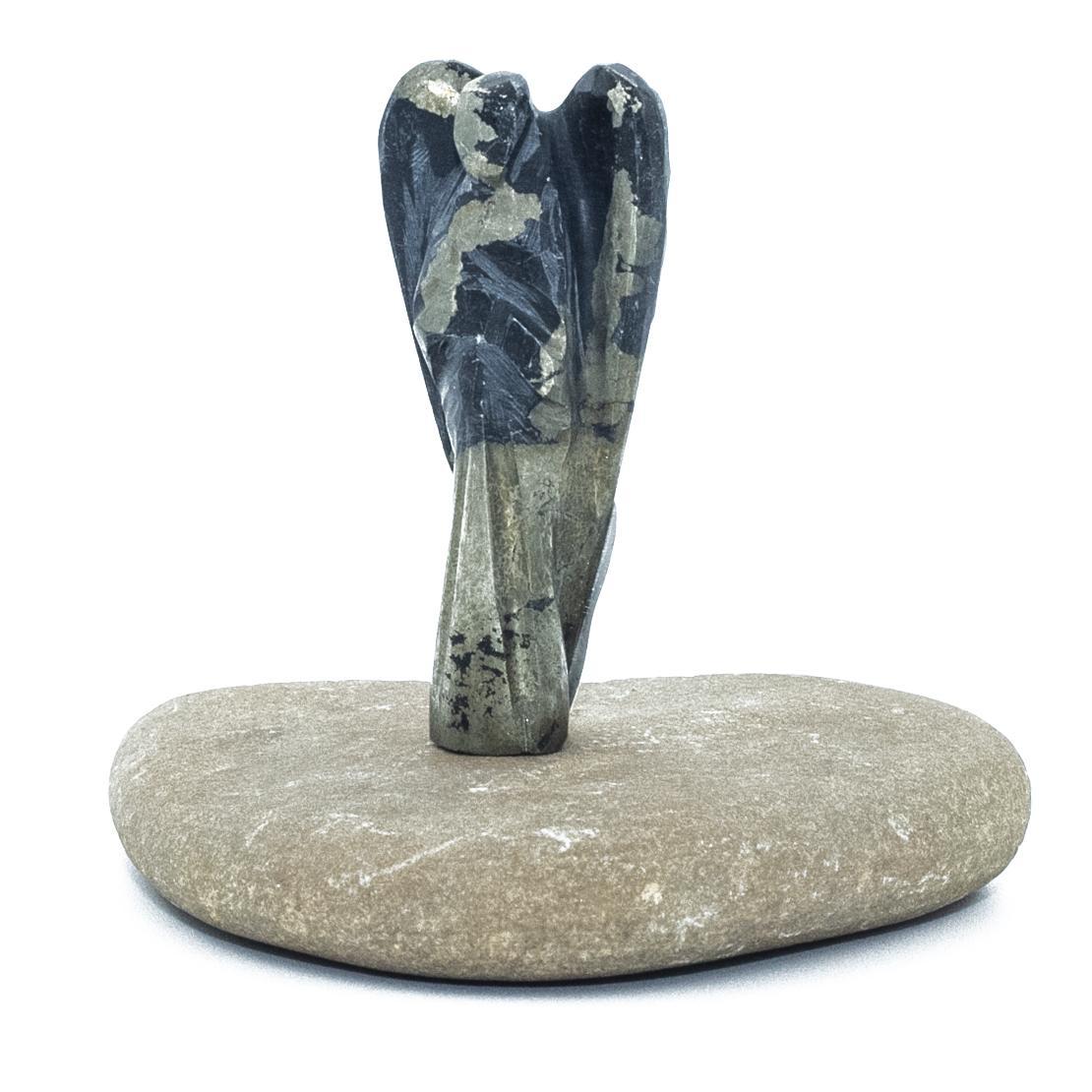 Pyrite Crystal Guardian Angel Protection Pocket Angel, Approx. 2-3 Inch - Image 3