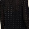 Stylish Black Rhinestone Bling Cardigan by Vocal - Image 6
