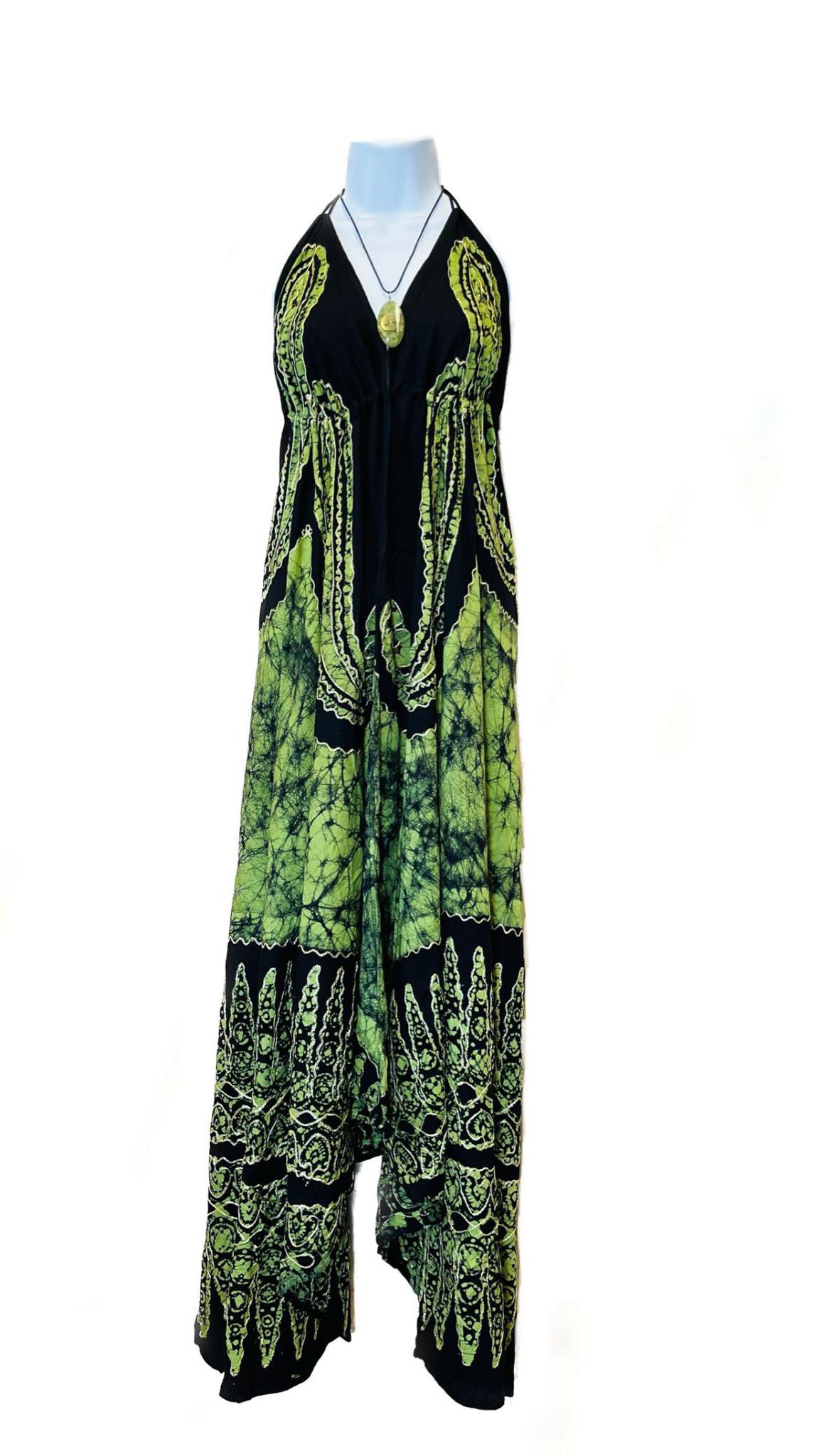 Batik Scarf Dress Dori with Halter Neck & Back Ties - Image 7