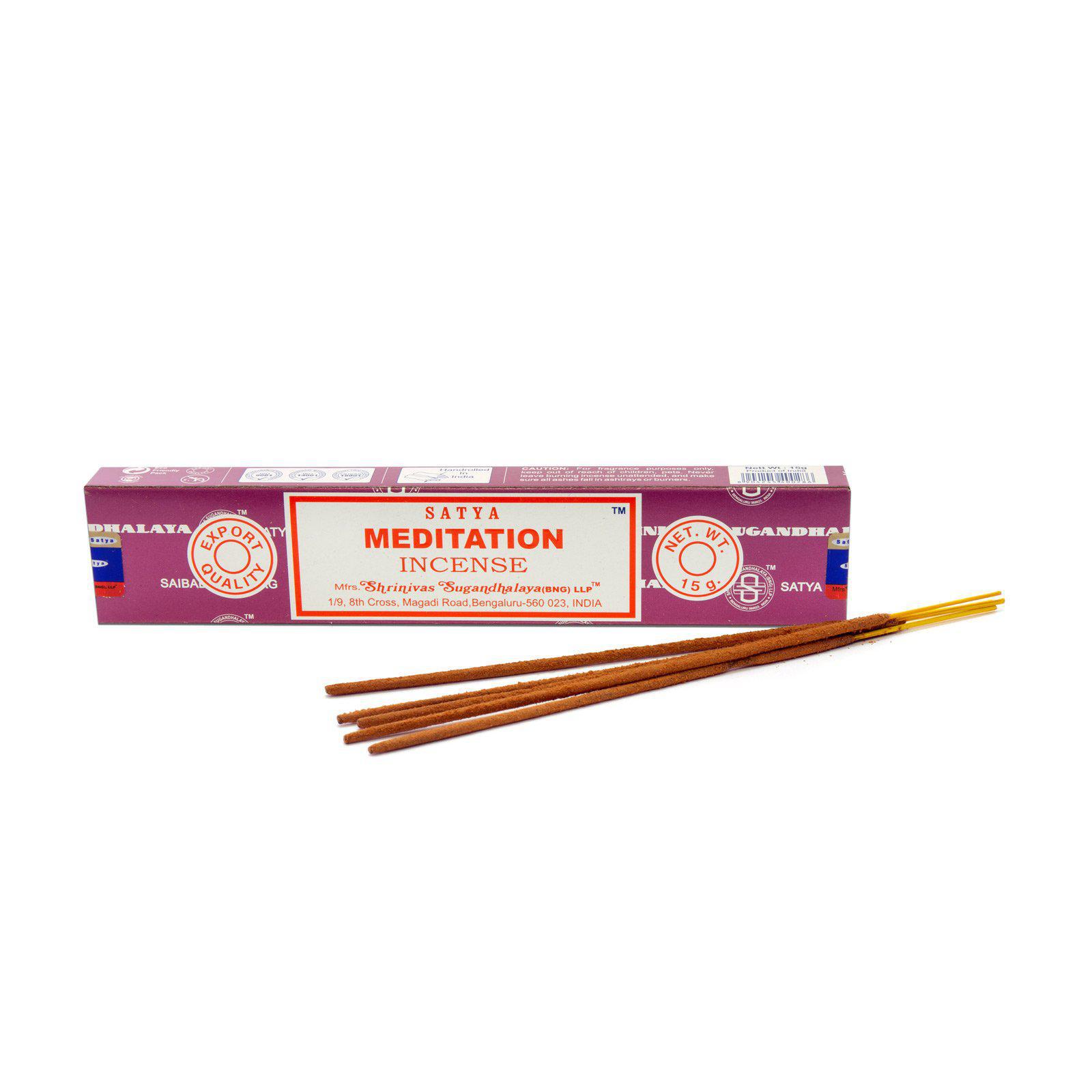 Satya Meditation Incense Sticks for Mindful Calm and Focused Energy