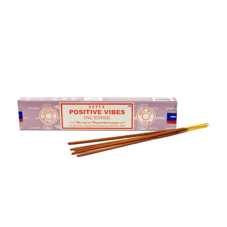 Satya Positive Vibes Incense Sticks for Uplifting Mood and Creating a Joyful Atmosphere - Image 2