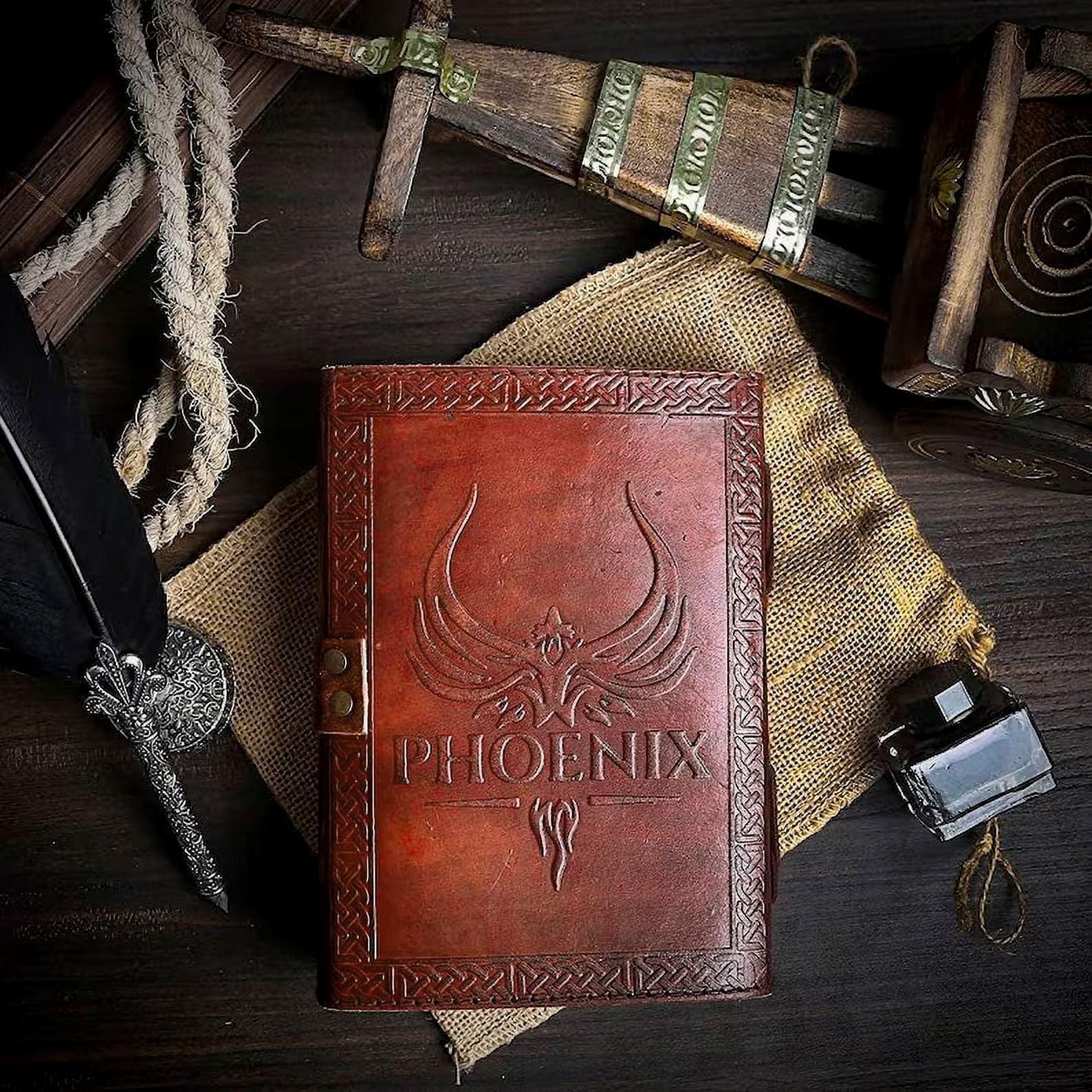 Wizarding World Embossed Leather Journal | Your Personal Book of Spells - Image 3
