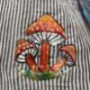 Boho Front Pocket Sun Moon Mushroom Patchwork Cargo Pants VTrendz