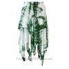 2 Layer Tie Dye Handkerchief Dress with Front Corset & Adjustable Straps VTrendz
