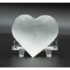 Selenite Puffy Heart: Vessel of Radiant Comfort & Auric Transmutation (2–3 Inch) VTrendz