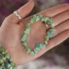 Amazonite Stone Chips Bracelet: The Hope Stone & Harmonic Flow VTrendz
